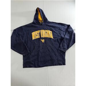 West Virginia University Men’s Hoodie Size Small Blue Large
